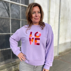 Gemma Ricceri sweater love lila SALE