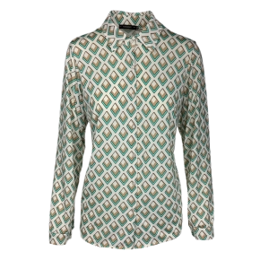 Chastar blouse Romy ivoor camel turquoise