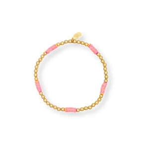 Armband gold pink Nikki SALE