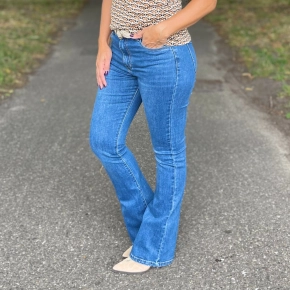 Norfy flared jeans blauw Belinda