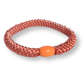 Hair tie bracelets uni peach