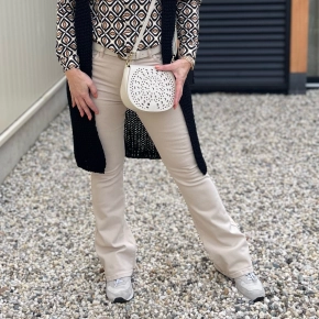 Norfy flared jeans beige Floortje