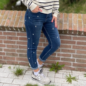 Zac & Zoe hartjes jeans blauw SALE