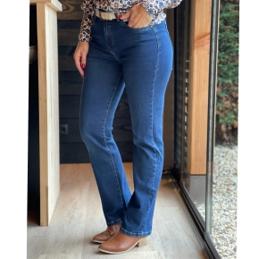 Norfy jeans recht model Rachelle donkerblauw
