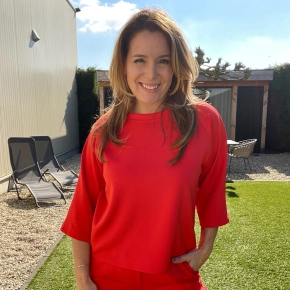 Trendy Chastar top rood Lottie