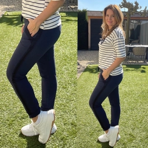 Gemma Ricceri sweatpants Mila donkerblauw