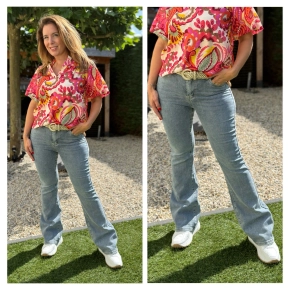 Norfy flared jeans Belinda blue sand K871