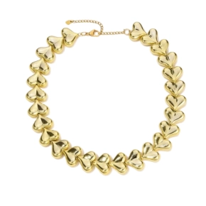 Hartjes ketting goud