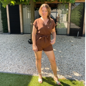 Azzurro playsuit choco