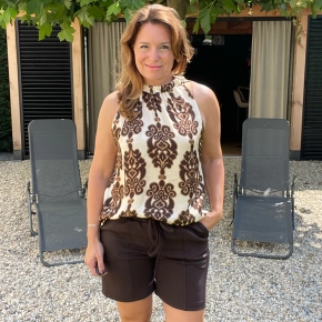Vera Jo top barokstijl choco