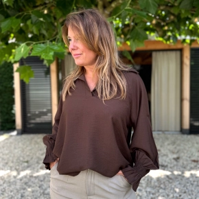 Gemma Ricceri blouse Loïn choco