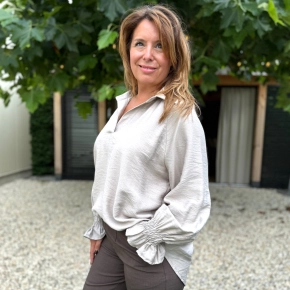 Gemma Ricceri blouse Loïn beige