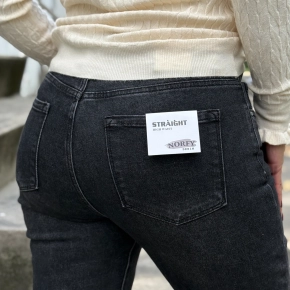 Norfy Stella straight jeans antraciet K824