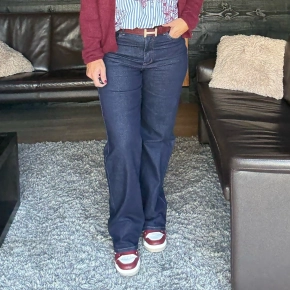 Norfy Lana wide leg jeans darkblue