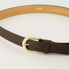 Leren riem donkerbruin Suus