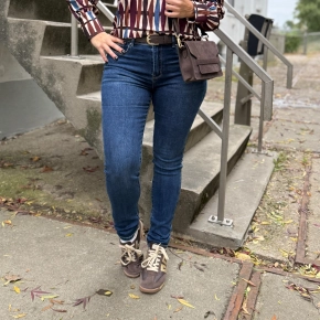 Blauwe Norfy jeans Wytske Laura POWER STRETCH 9222