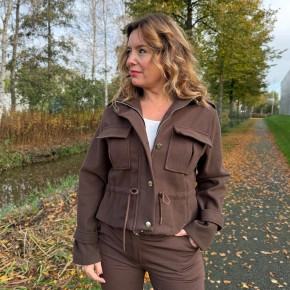 Kort jasje Demi choco SALE