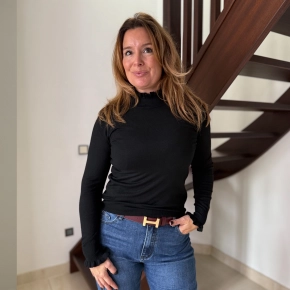 Ruches turtle truitje zwart