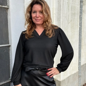 Lurex top zwart Janny