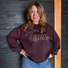Tesoro sweater burgundy