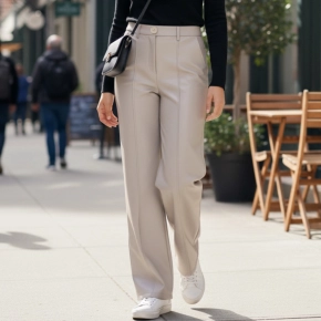 Ivoor vegan leatherlook broek Vera Jo