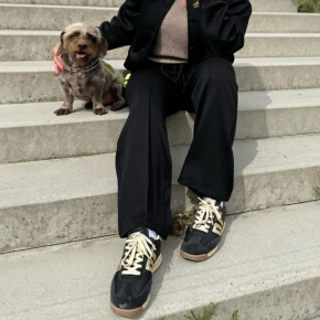 Broek Emily zwart – Comfortabele damesbroek met rechte pijp