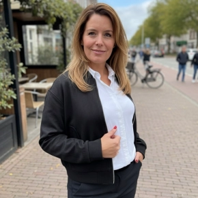 Suedine bomberjack zwart SALE