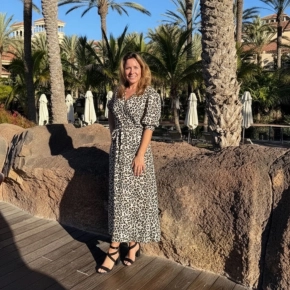 Chastar Jurk panterprint SALE