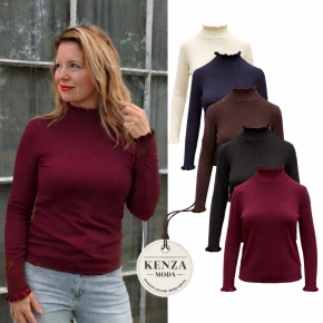 Ruches turtle truitje burgundy