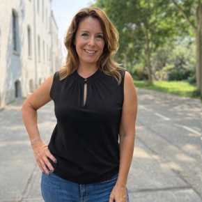 Triple Nine travelstof topje zwart