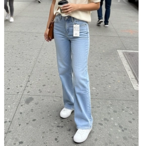 Norfy straight jeans Stellla power stretch lichtblauw 9255