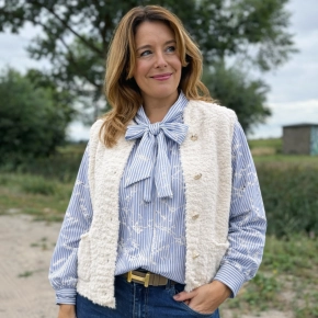Bouclé gilet ivoor Roxy