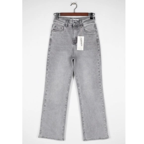 Grijze Lana wide leg jeans power stretch 9375