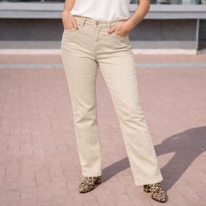 Norfy straight jeans Stella powerstretch beige 9441-1-10