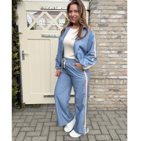 Blauw jack met bies Chastar Elise SALE