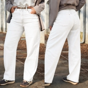 Norfy barrel balloon jeans ivoorwit Noa 9515