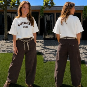Gemma Ricceri barrel broek bruin