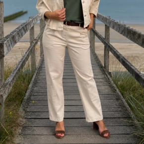Chastar barrel broek beige Michelle