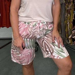 Tropical print SHORT roze Lilly