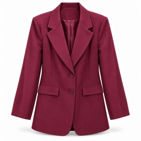 Bordeauxrode blazer Chantal