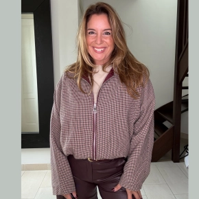 Shop the look lederlook met ruit