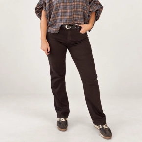 Norfy straight jeans Stella bruin XJ548-1