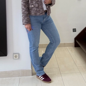 Goodies blauwe straight jeans dames