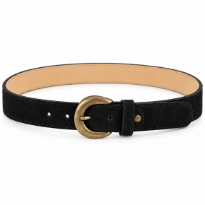Teatro suede riem zwart brons Cesena