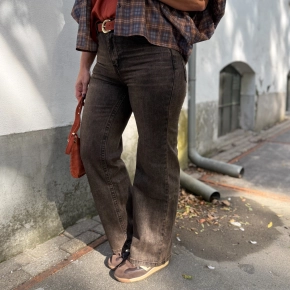 Jewelly jeans vintage look antraciet brique
