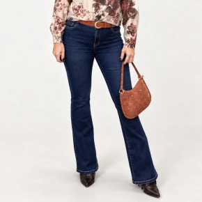 Norfy FLARED jeans donkerblauw Belinda H3076-1